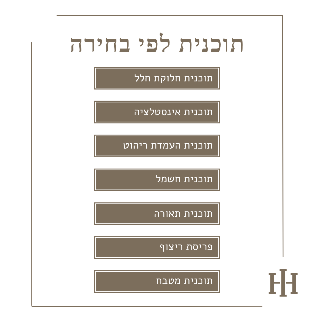 תכנון הבית בדרך הנכונה- קבוצת חושן